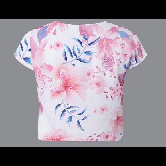 Round neck floral print co-ord - Picture 3 of 3